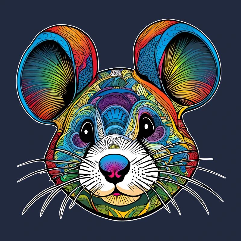 Portrait graphique d'une souris