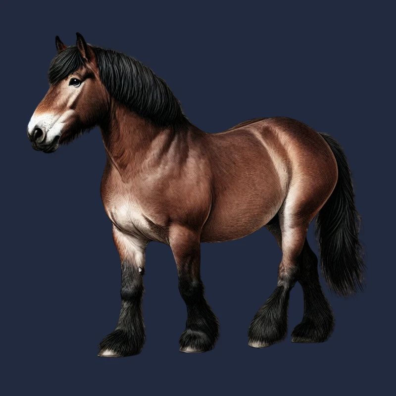 Cheval Sang Froid Brun