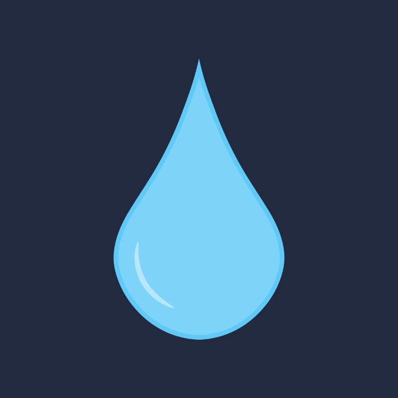 Raindrops icon rain drops