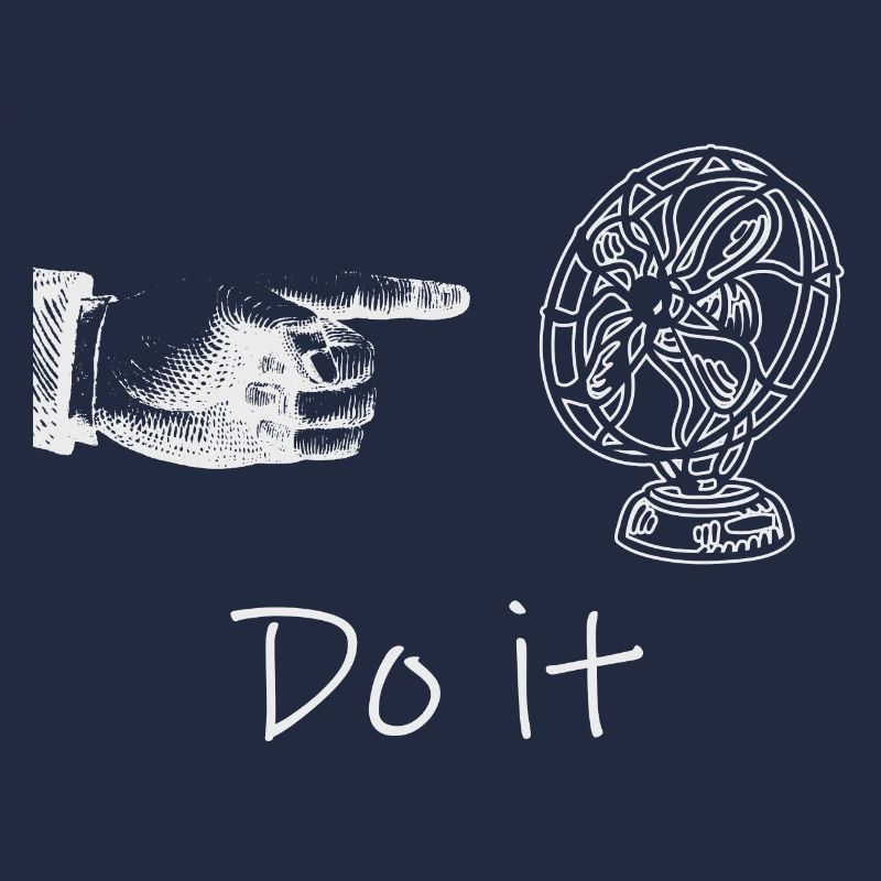 Finger und Ventilator