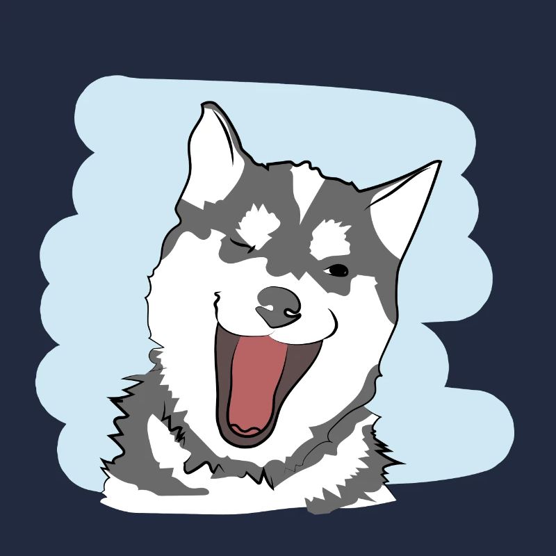 Illustrations Design "Husky Kisses"