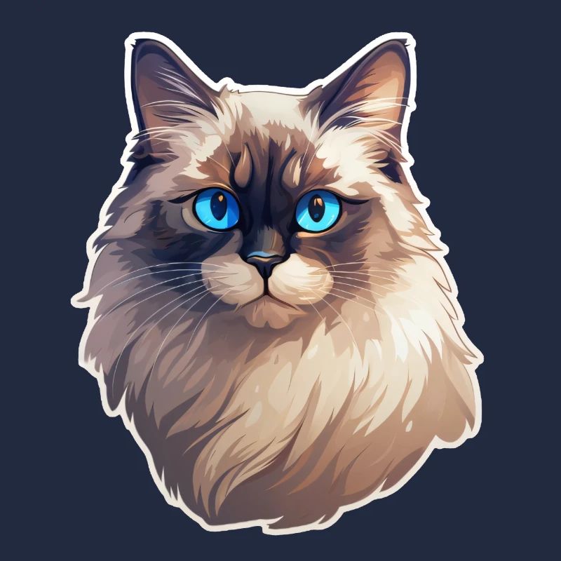 Ragdoll Cat Head