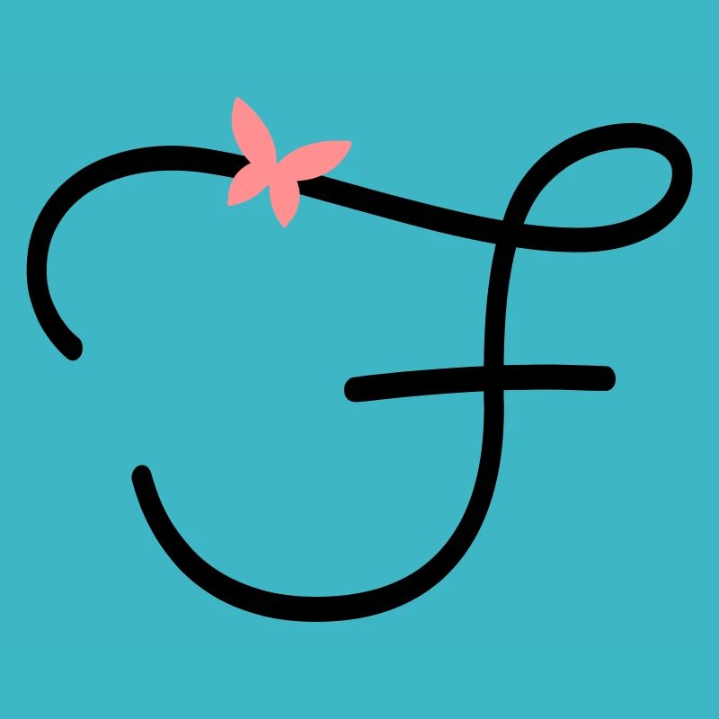 Lettre F Papillon Lettre