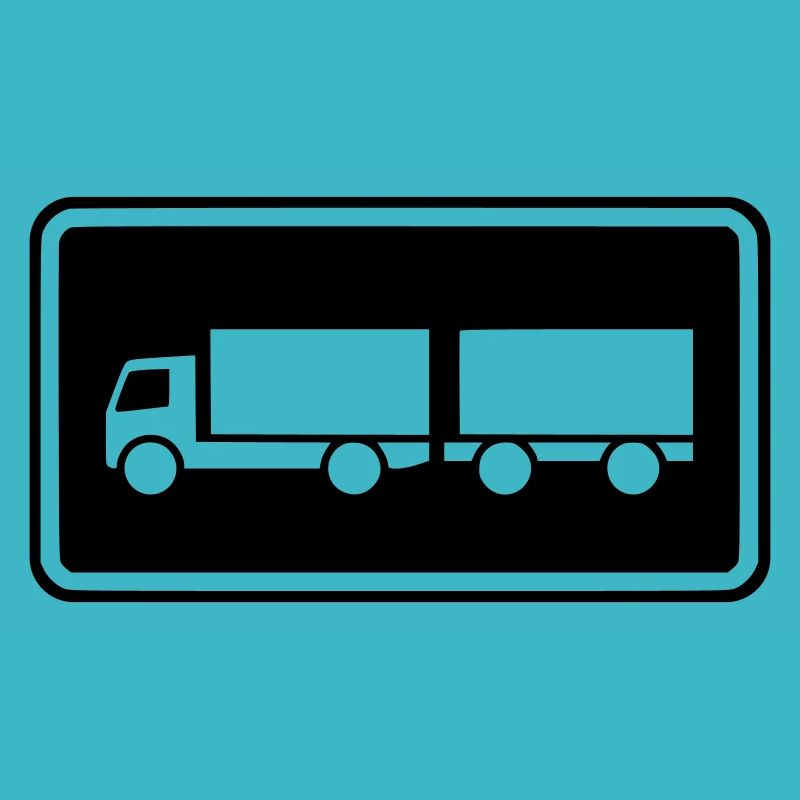 Bouclier Camion Remorque Remorque Inversé Négatif