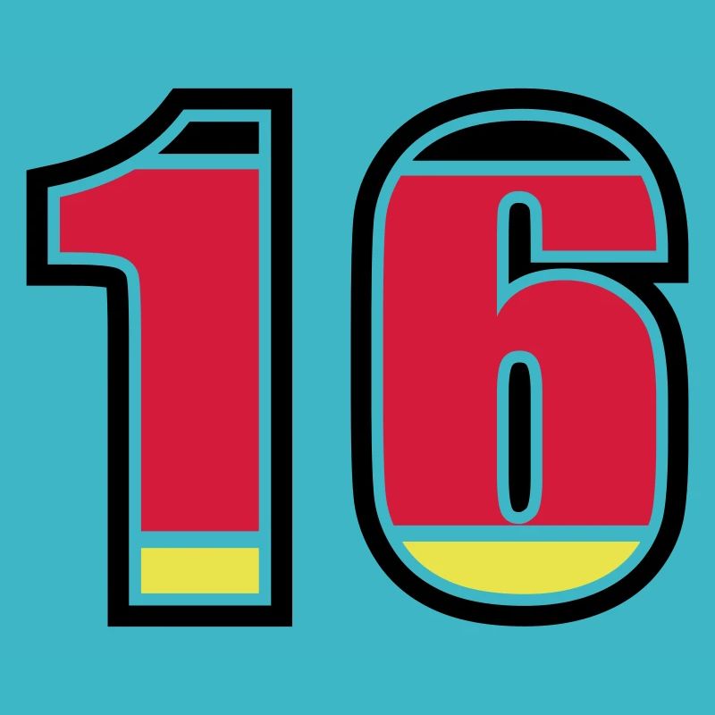 16 Numéro Allemagne Jersey