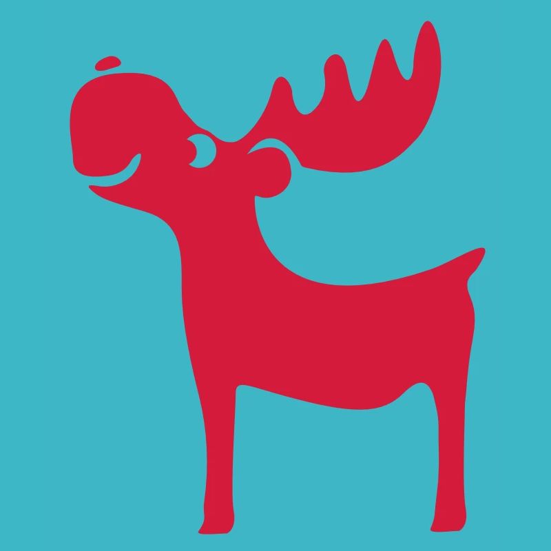 Elch Rentier Hirsch Weihnachten Rudolf Geweih