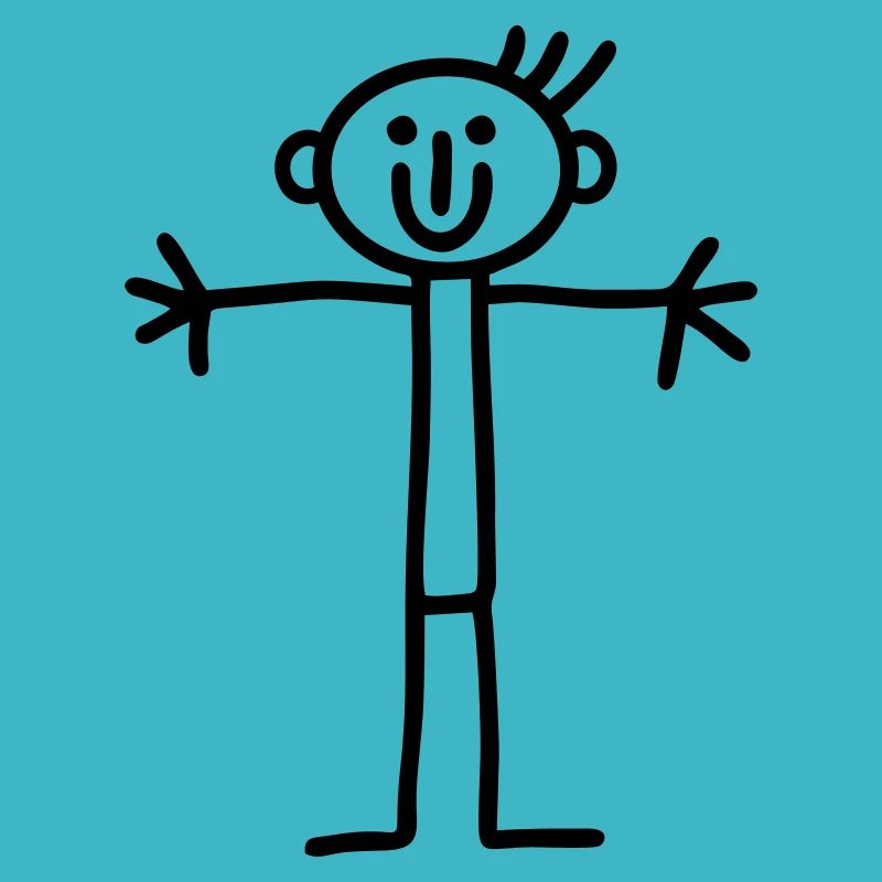 Strichmännchen offenene Arme