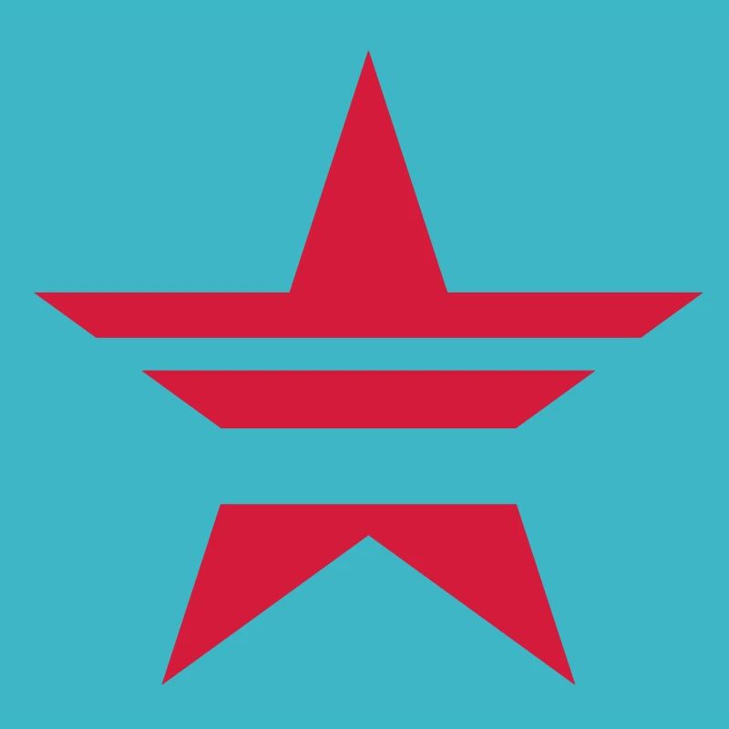 SHARP roten Ausschnitt STAR