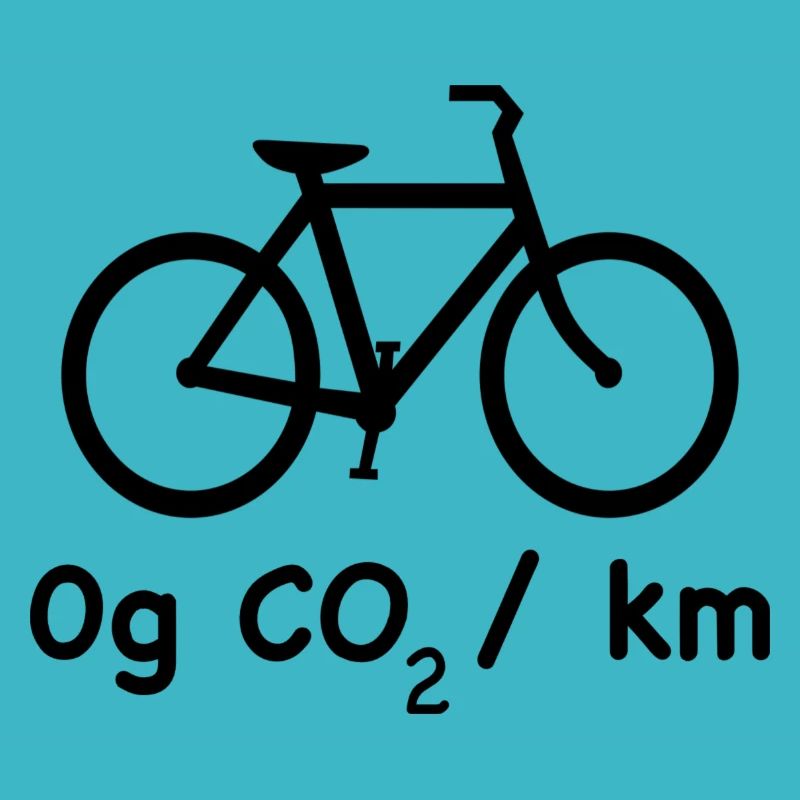 Bicycle is cool - 0g CO2 per kilometer