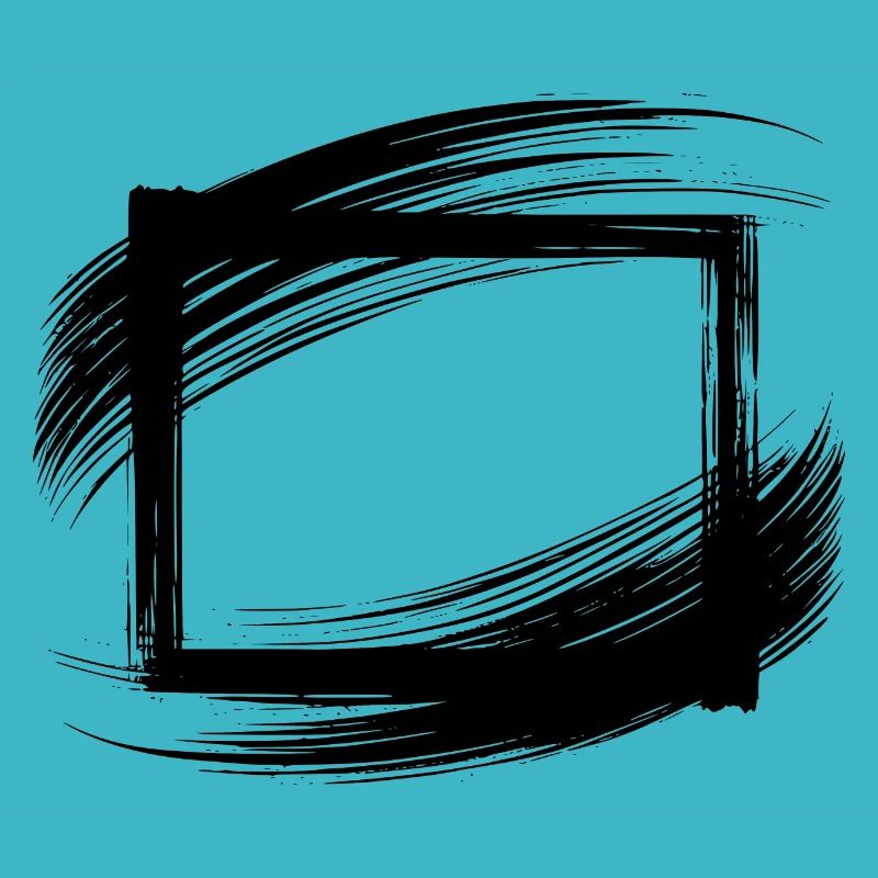 brushstroke frame