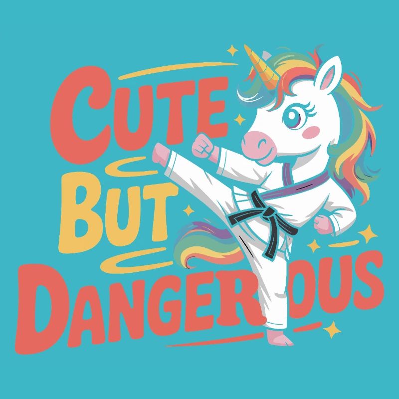 Karaté licorne mignon mais dangereux