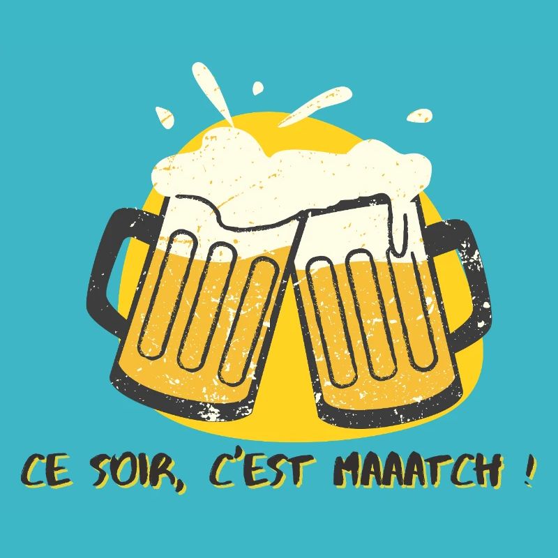 Fußball heute Abend ist ein Spiel mit Bier