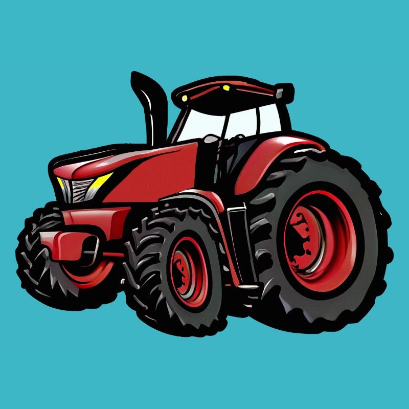 Neuer Roter Traktor