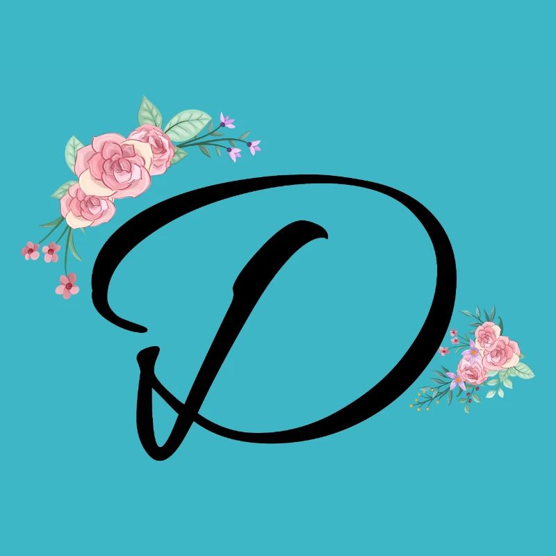 Lettre d fleurs