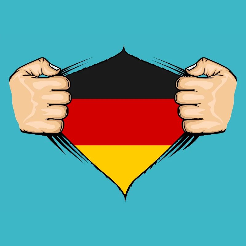 Deutschland Flagge Design