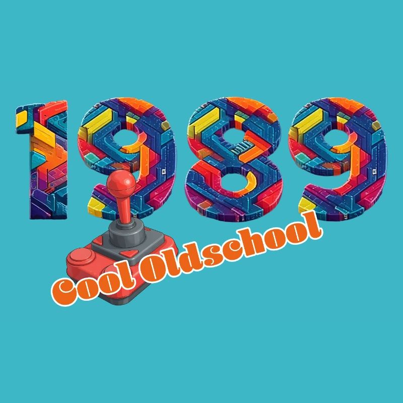 1989 – Style rétro du jeu numérique