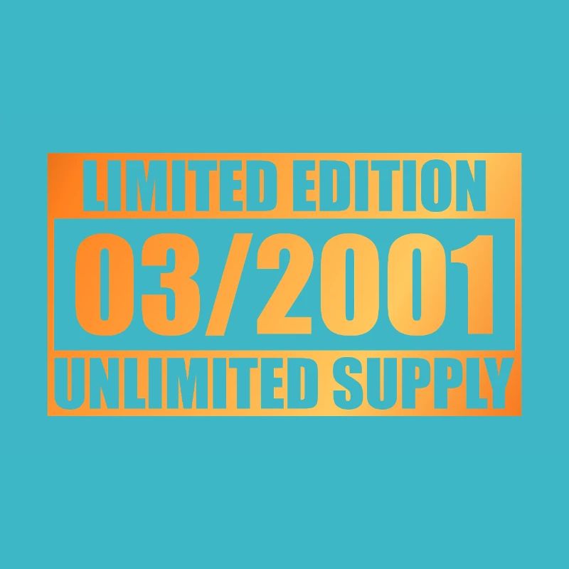25e anniversaire Édition Limitée - ꝏ Approvisionnement 03/2001
