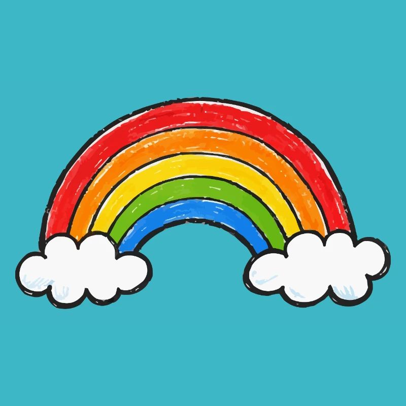 Hand Drawn Rainbow
