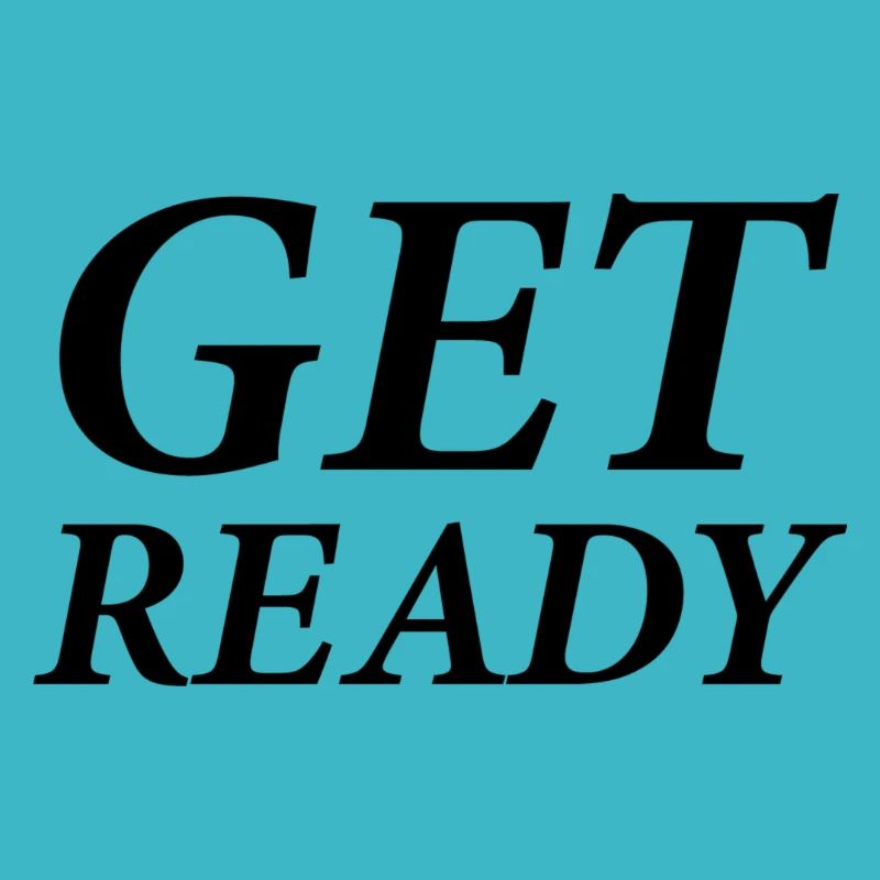 Lettrage Préparez-vous