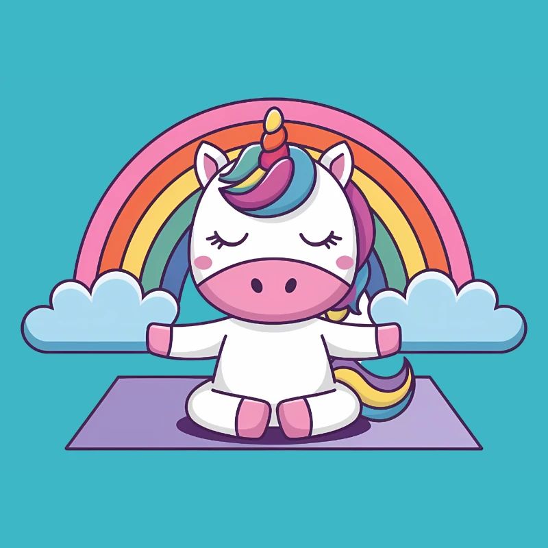 licorne de yoga