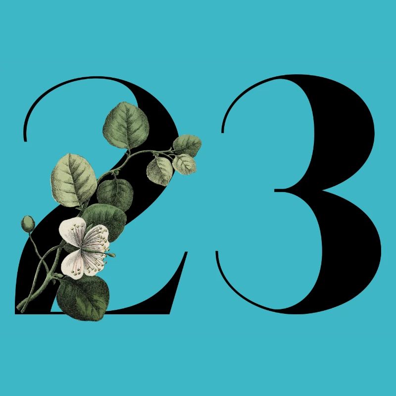 Nummer 23 Blumengrün -23. Blumengeburtstag