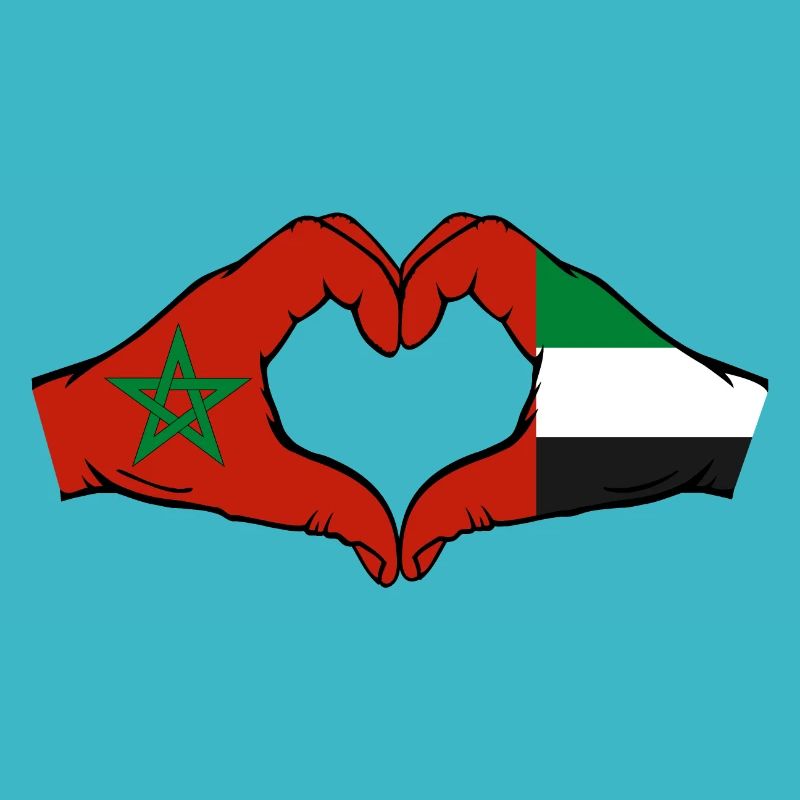 Morocco United Arab Emirates Heart