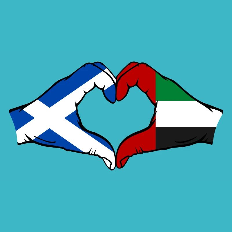 Écosse Émirats arabes unis Drapeau