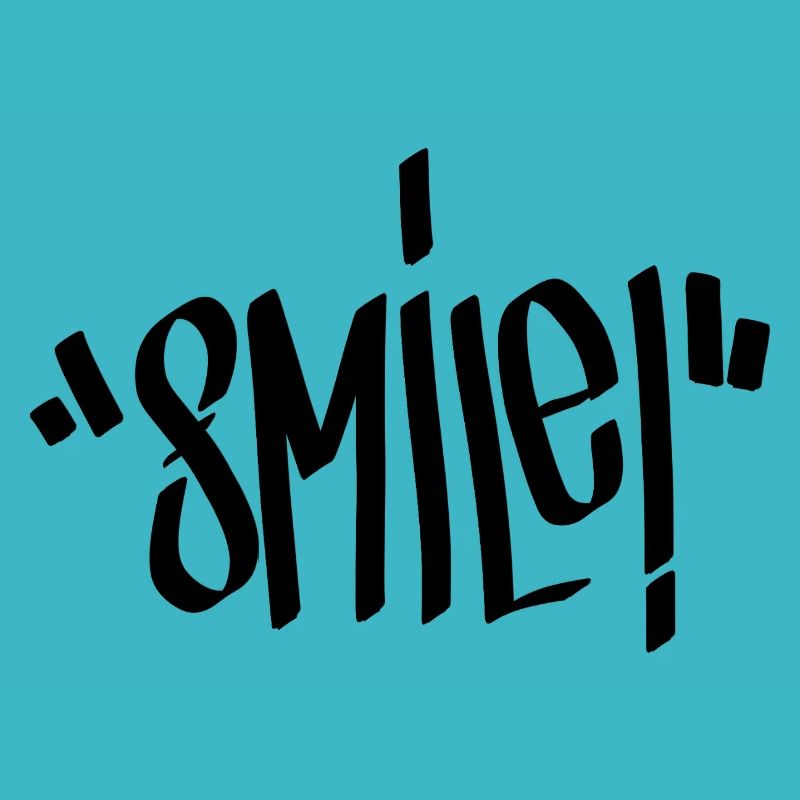 Ligne de graffiti de sourire - Dees