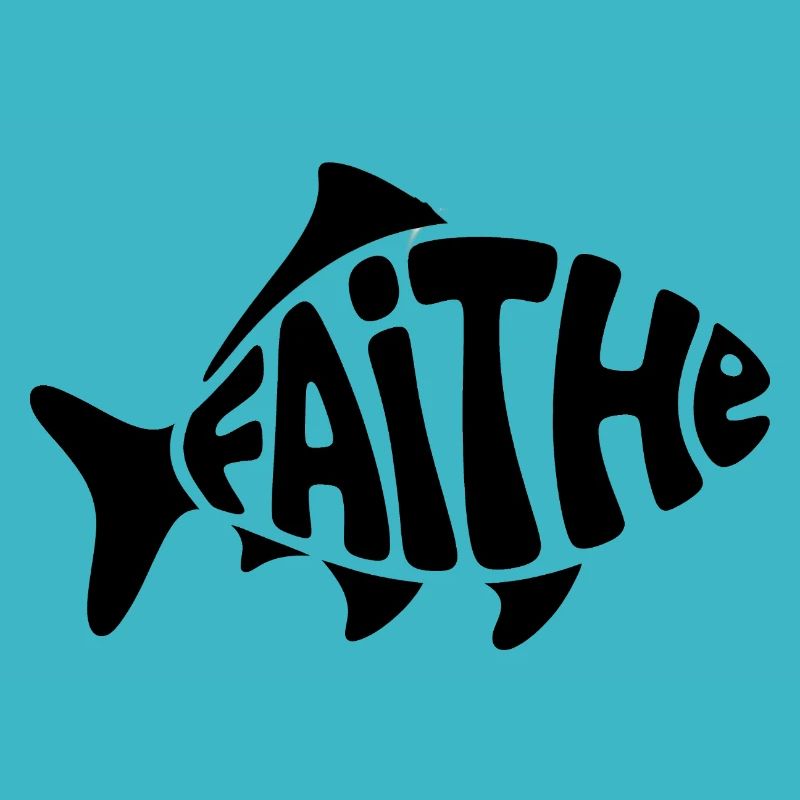 Dieu Poisson - Logo Chrétien