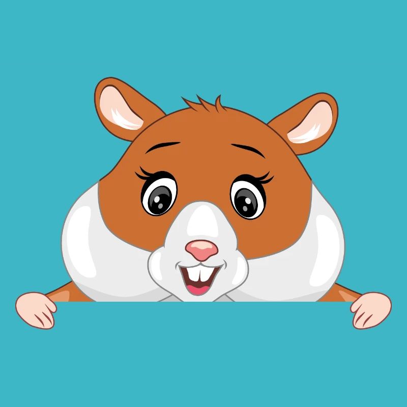 Bon hamster qui regarde