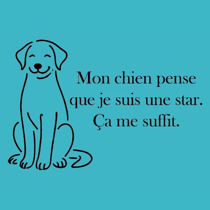 Mon chien pense que je suis une star