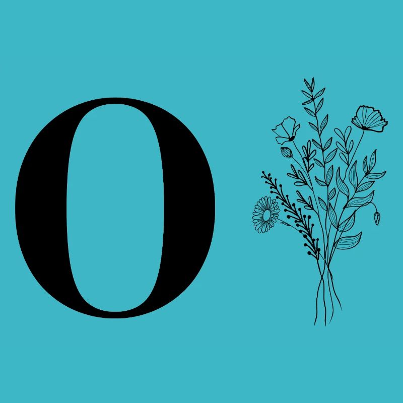 Minimalistische Blumen