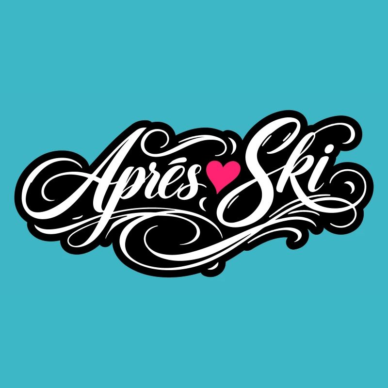 Apres Ski Herz Liebe