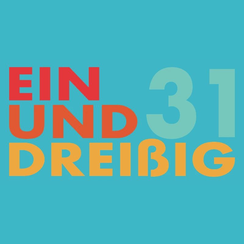 31. Geburtstag Geschenk Retro