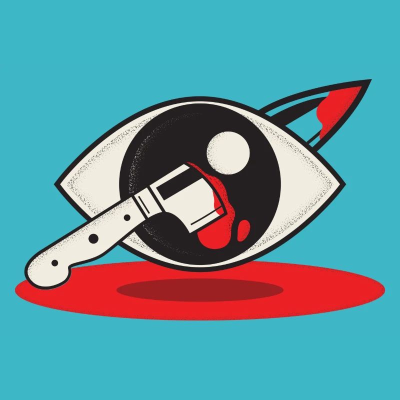 Messer im Auge Logo