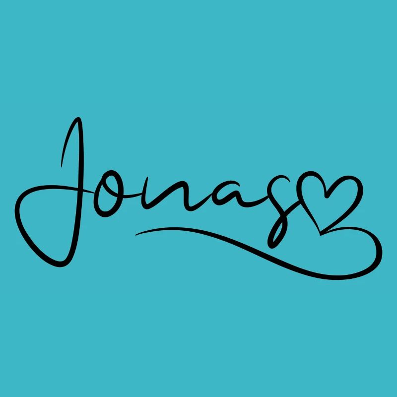 Jonas Nom Prénom Coeur Décor