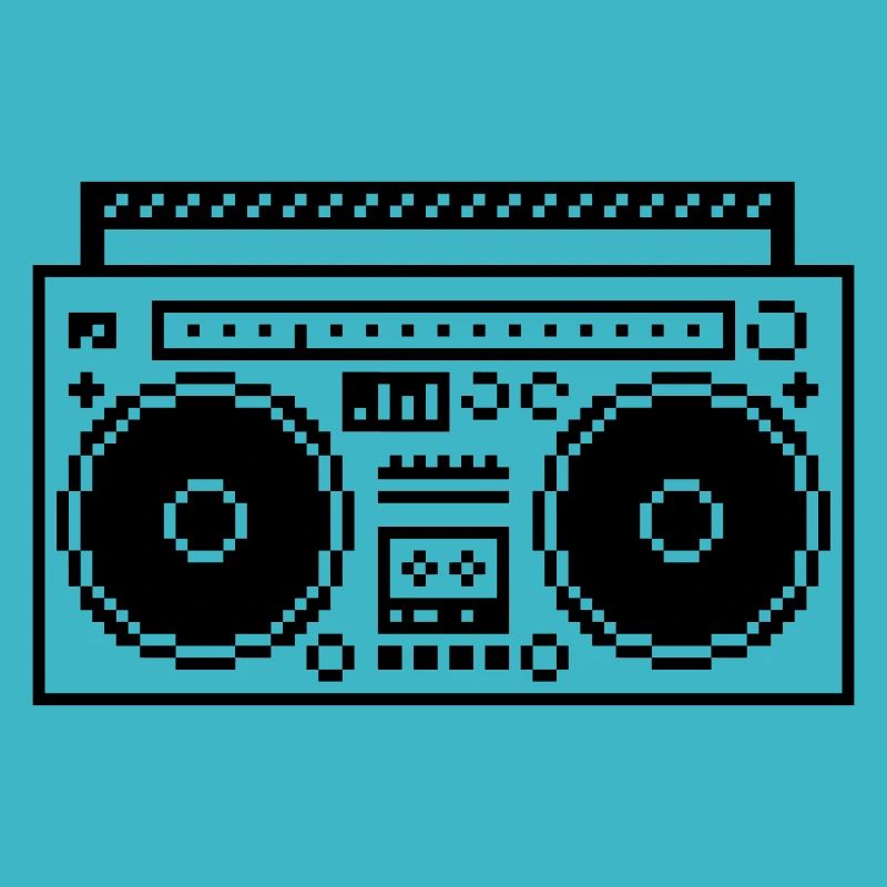 8bit Pixel Boombox