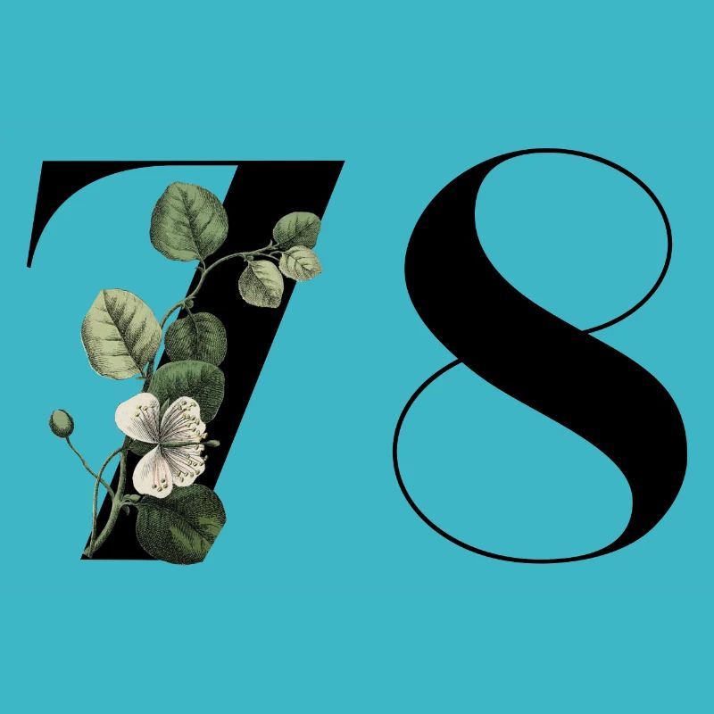 Nummer 78 Blumengrün - 78. Blumengeburtstag