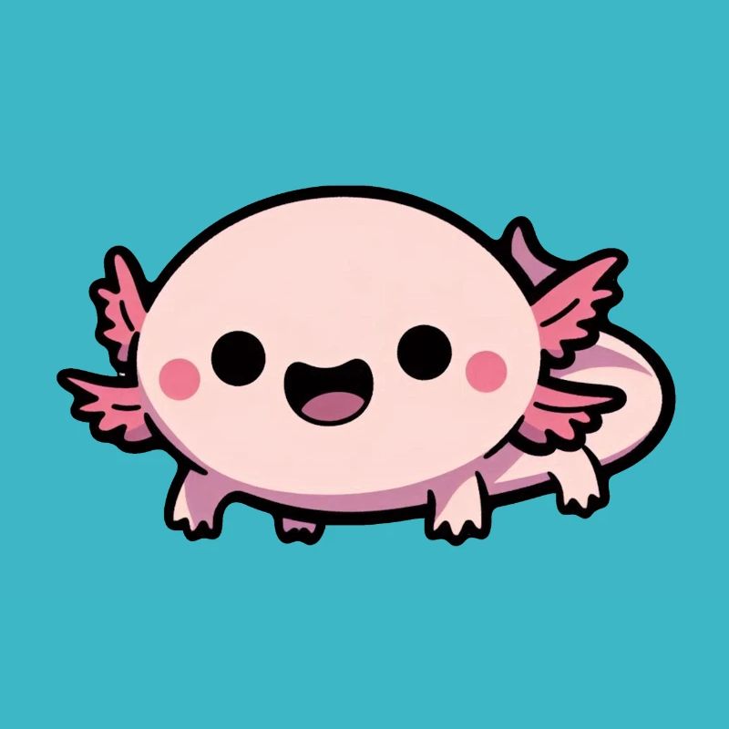 Cute Chibi Axolotl