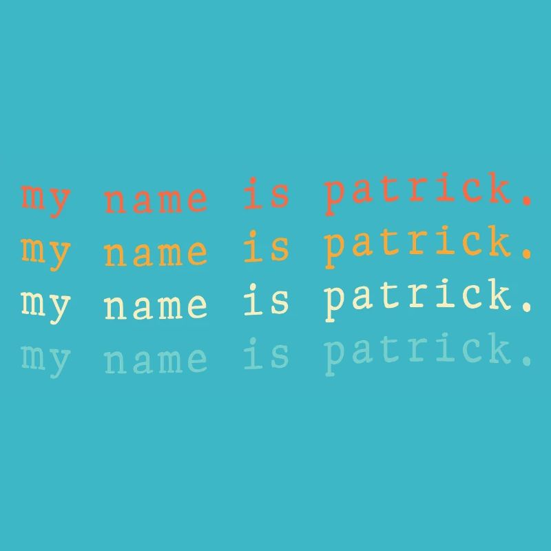 Je m’appelle Patrick
