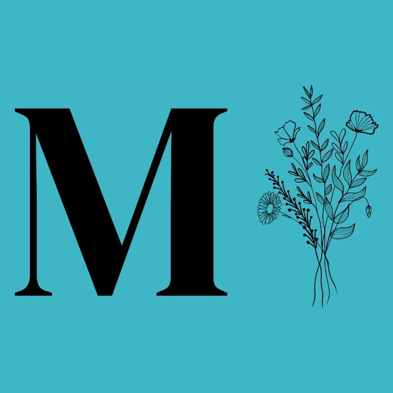 Minimalistische Blumen