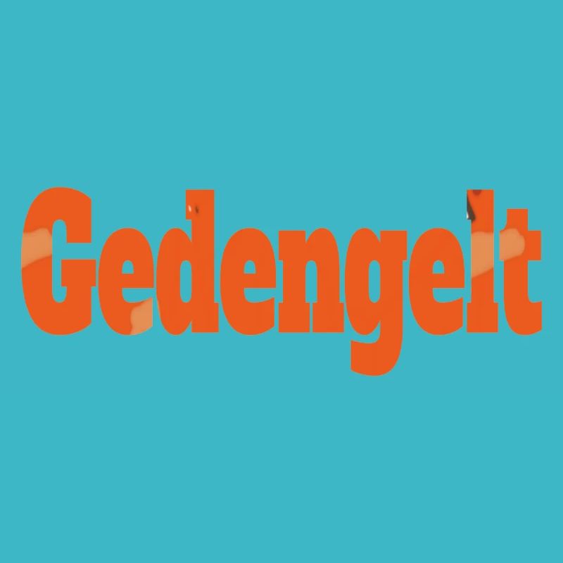 gedengelt text in orange Muster 