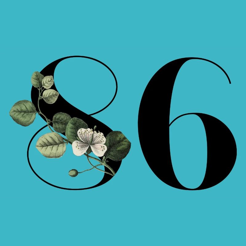 Nummer 86 Blumengrün - 86. Blumengeburtstag