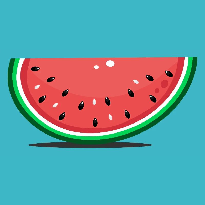 Wassermelone Design Scheibe