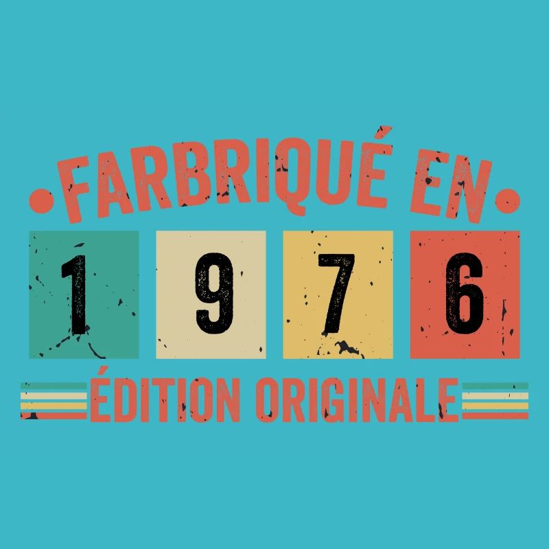Fabriqué En 1976 édition Originale Cadeau d'annive