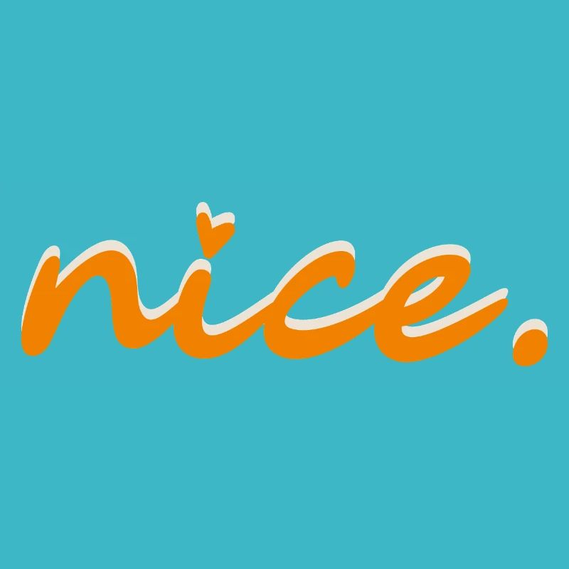 nice (orange mit hellem Schatten)
