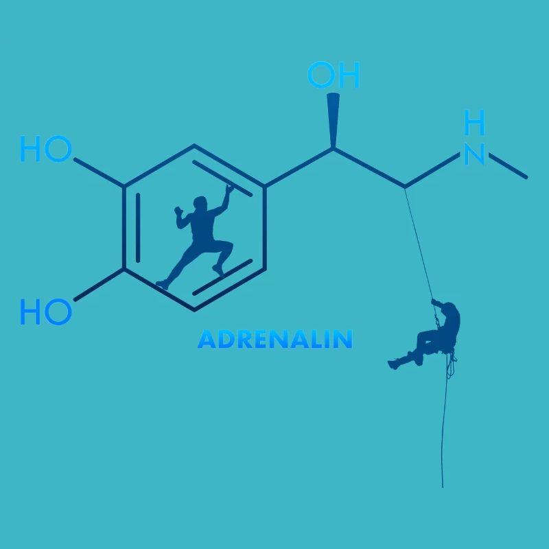 Climbing Klettern Bouldern Adrenalin Formel Chemie