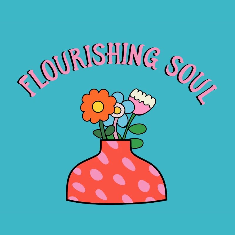 Bouquet fleuri - Âme colorée - Cadeau