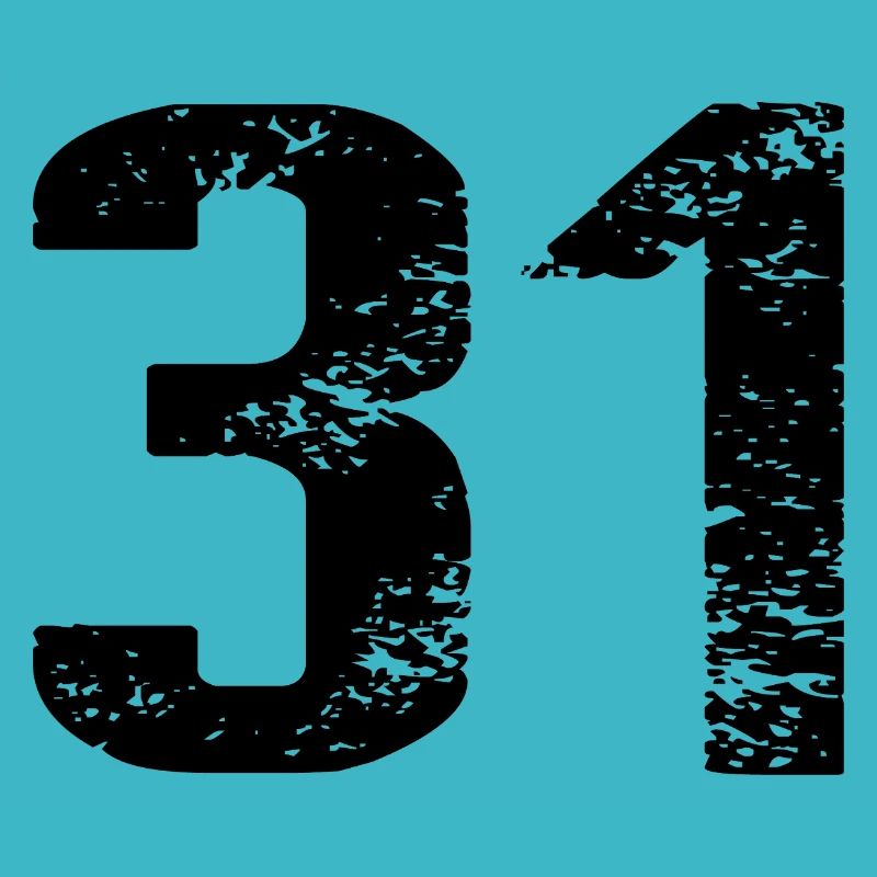 Maillot à 31 numéros