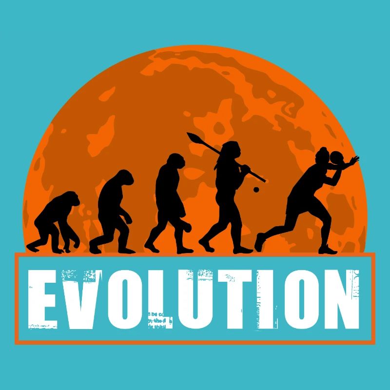 Art de joueur de ping-pong Evolution du tennis de table